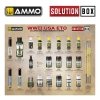 AMMO by Mig Jimenez 7728 SOLUTION BOX 22 – WWII USA ETO. Colors and Weathering System